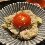 目黒 ながもと - ホタルイカ、タコノコ、卵黄