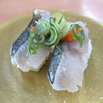 活魚寿司 - 泉州さごし紅葉おろし￥110　2026.2.13