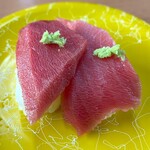 活魚寿司 - 本鮪中とろ2貫本わさび乗せ￥308　2026.2.13