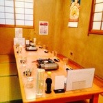 新宿 牡蠣入レ時 - 二階席、20〜30名様。貸切・歓迎会・送別会にご利用いただけます♪