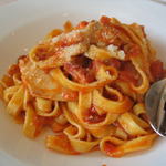 イタリア料理テルラ - トマトソースの手打ちパスタ