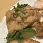 Ecru 117 - 前菜　ウマヅラハギの肝和え