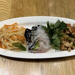 マンゴツリーカフェ - ひとくちタイサラダ三種盛り