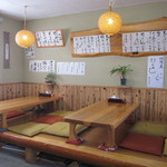 先客ｻﾝが居ない、小上り方面をﾊﾟﾁﾘ・・・。