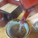 一茶庵 - 熱々ぅ～～。