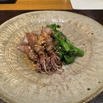 わたべ - ホタルイカと菜の花｡炭で炙った個性的な香り｡