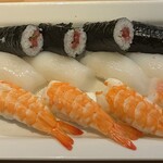 魚屋の居酒屋 魚錠 - にぎり3種