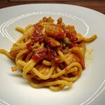 ガリネット - さつま赤エビとロマネスコのトマトソースの生パスタ