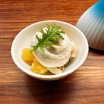 ガリネット - 鰆とさつまいもとムースのアミューズ