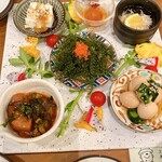 ツマンデ呑める みやこパーラー ハイサイ! - 島の前菜5種盛り合わせ