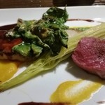 CLOUD NINE - 蝦夷鹿のローストとフォアグラのポアレ黒胡椒ソース