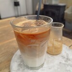 TAKAO COFFEE 珈琲焙煎工房 - アイスカフェラテ、アフター