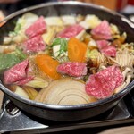 壽喜燒 松葉蟹・鱈場蟹吃到飽 和牛與螃蟹 三條河原町店 - 