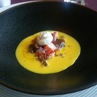 RISTORANTE OZIO - かぼちゃと蟹のスープ