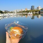 ラ ブリオッシュ - 白身魚のフィッシュ（フィレ）バーガー　480円