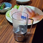 八昌 - 焼酎お湯割り&大山ロースハム