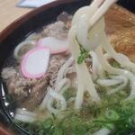 鳴門うどん - 麺は細め