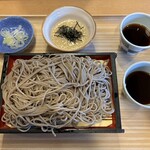 夢庵 - 料理写真:とろろせいろそば 834円 + そば倍盛り150円