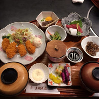 太閤本店 伏見店 - 太閤定食、カキフライ