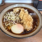 かめや - いか玉そば（630円）2025.8