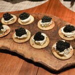 Gourmandise - Cream Cheese and Caviar Blini
