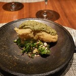Gourmandise - Shinshu Salmon Beignet with Herb-rich Tartar Sauce