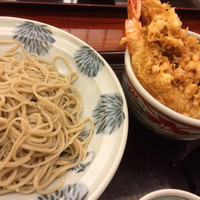 日本橋　本陣房 - 天丼と蕎麦のセット