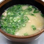 桑田食堂 - 「酒粕入り豚汁」（300円）