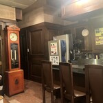 珈琲館 ロックヴィラ - 大きなノッポの古時計　今も動いてた