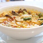 大地のダイニング ペペローネ - 料理写真:アサリの旨みたっぷり！！季節野菜のトマトスープ