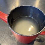 つくし - 蕎麦湯