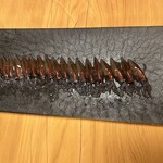 御料理藤居 - 焼き、ボイル前の生ホタルイカ