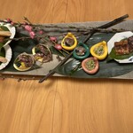 御料理藤居 - 二人分の八寸
