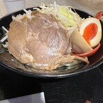 三田製麺所 - ✅味噌つけ麺(中)¥1.200‼️
　※並盛から大盛まで無料！
　※あつもりも可能！
　※キャッシュレス決済可能！
　※別添えでニンニク、ショウガ付き