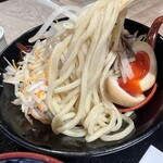 三田製麺所 - ✅味噌つけ麺(中)¥1.200‼️
　※並盛から大盛まで無料！
　※あつもりも可能！
　※キャッシュレス決済可能！
　※別添えでニンニク、ショウガ付き
