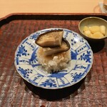 感情 - 鴨油で焼いた和歌山県の龍神椎茸