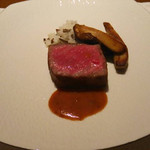 ふくの季 - 26回目特選霜降り米沢牛サーロインのポワレ