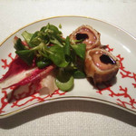 ふくの季 - 26回目フランス産ガチョウフォアグラのフィロ イタリアサラダ