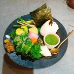 お茶を贈る人 - 料理写真: