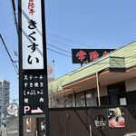 常陸牛きくすい - 看板