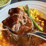 常陸牛きくすい - デミグラスソースはコクはあってもすっきりとした味わい