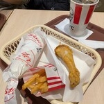 ケンタッキーフライドチキン - 料理写真:ツイスターよくばりセット¥950