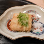 好し智 - 料理写真:太刀魚裏に大葉と筍