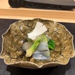 鮨 こん藤 - サヨリと春野菜