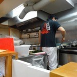 らー麺 家道 - 「らー麺 家道」平成27年2月11日(水)再訪問。厨房