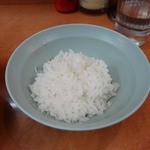 らー麺 家道 - 「らー麺 家道」平成27年2月11日(水)再訪問。ライスお代わりの小ライス。