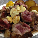 みょうが屋 - 宮崎牛まきロースのステーキ500g！素材、火入れともに完璧。