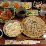 okudo 中村舎 - いなべ満喫定食（3,020円）お蕎麦は細くコシがありました。美味しかったです。