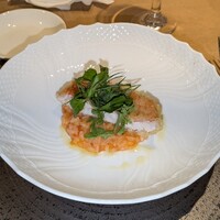 GONIA KURAMAE - 金目鯛のフリットとトマトリゾット