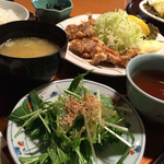 元祖くじら屋 - くじらの天ぷら定食